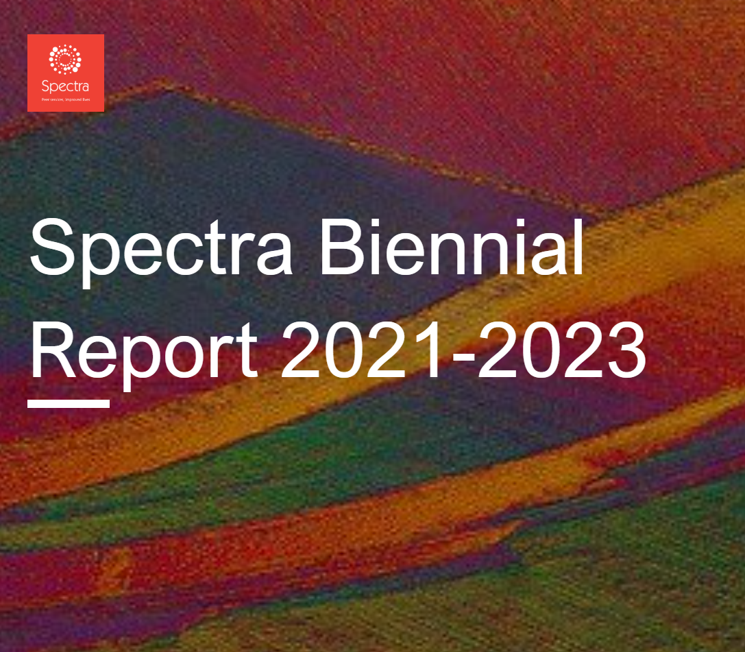 Spectra biennial report 2021-2023 cover